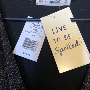 Live to be spoiled  pant suit. Brand new with tags